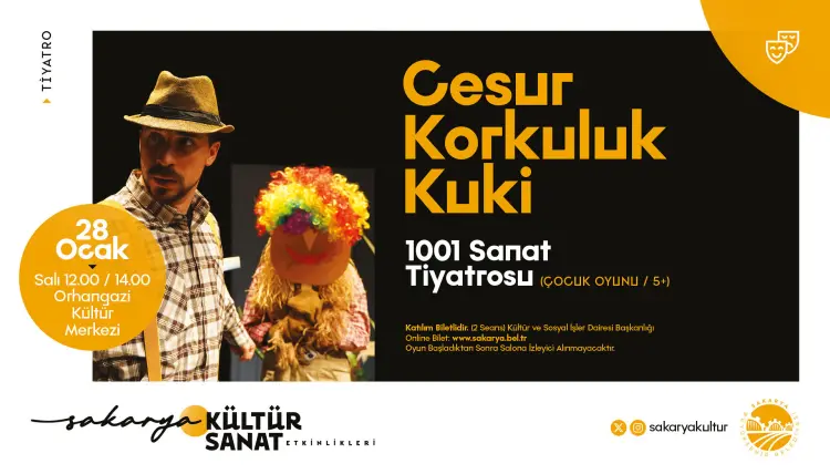 1001 Sanat Tiyatrosu miniklere neşe katacak