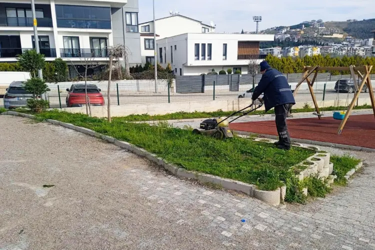 Bursa Gemlik'te çevre düzenleme çalışmaları devam ediyor