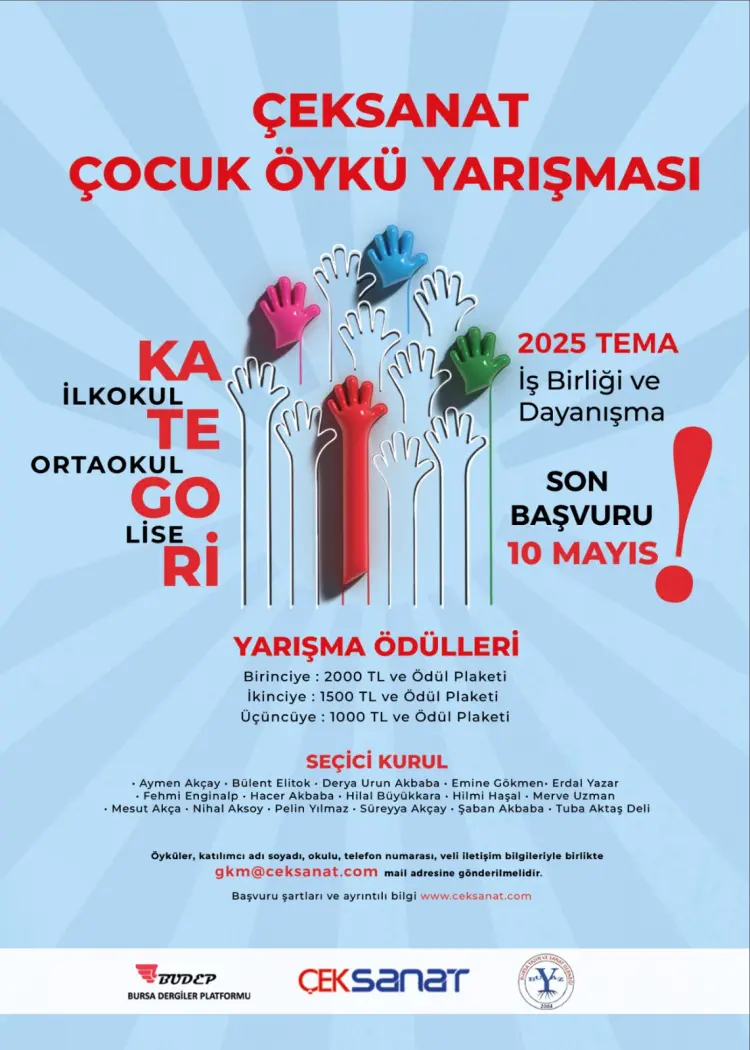 ÇEKSANAT'tan ödüllü çocuk öykü yarışması