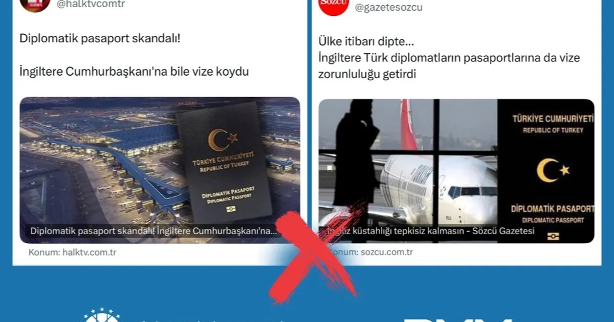 İngiltere’nin diplomatik pasaport sahiplerinde vize iddialarına açıklama