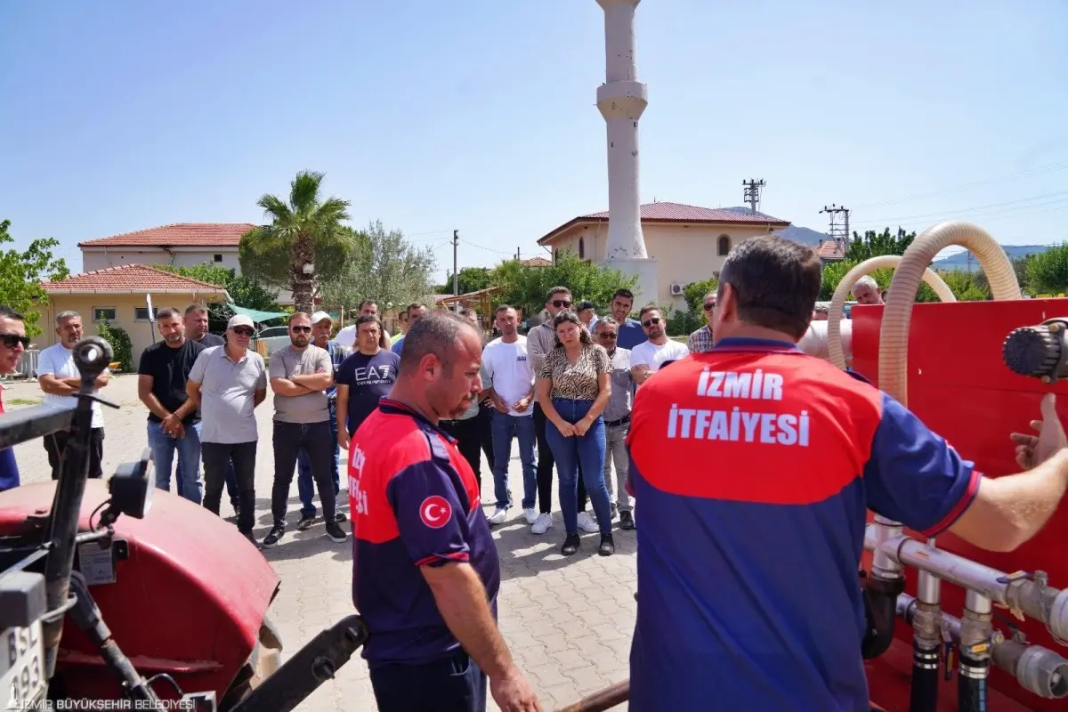 İzmir Büyükşehir Belediyesi, Yangın Güvenliğini Sağlamak İçin Sıkı Denetim Gerçekleştiriyor haberi