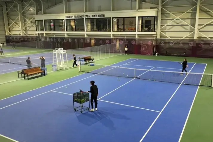 Konya Karatay, Tenis Tutkunlarının Yeni Buluşma Noktası Oldu haberi