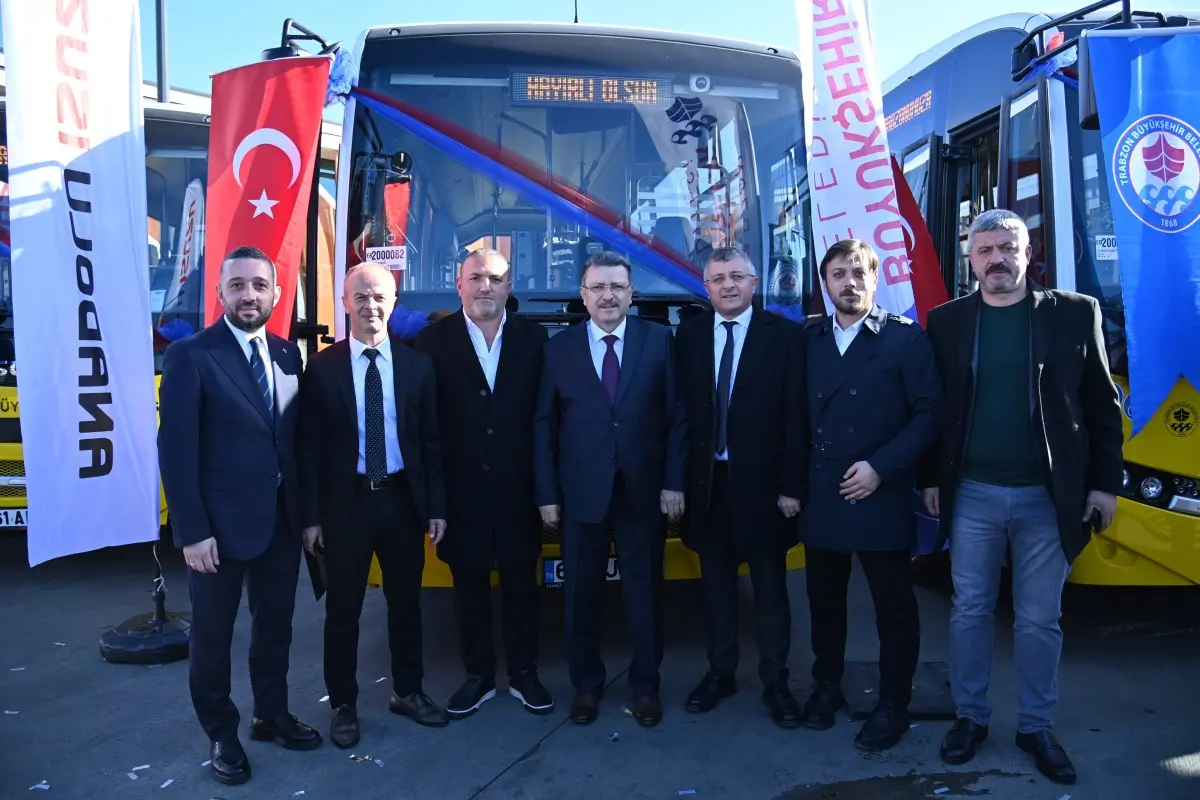 Trabzon'a 19 Yeni Otobüs Takviyesi haberi