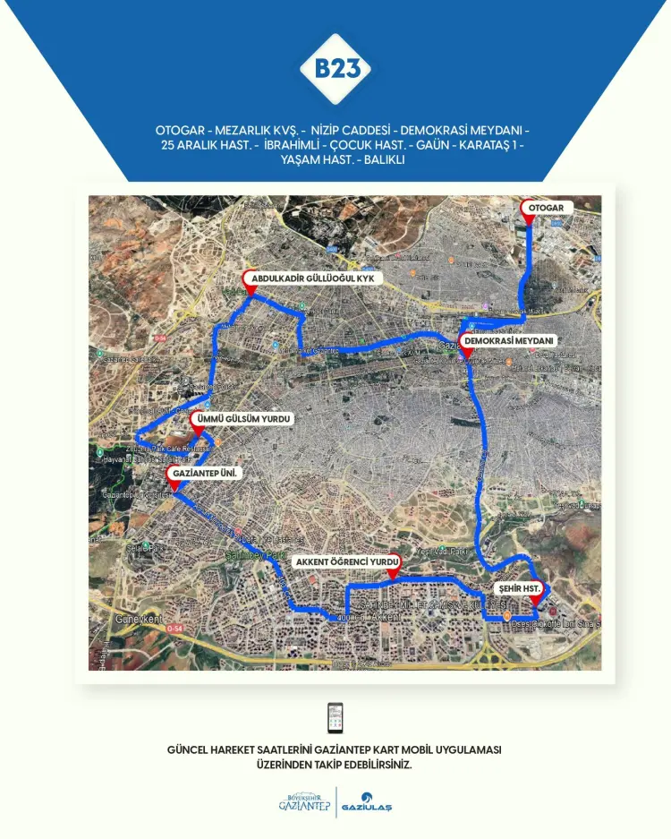 Gaziantep Büyükşehir, gece de otobüs seferlerini başlattı güncel haberi