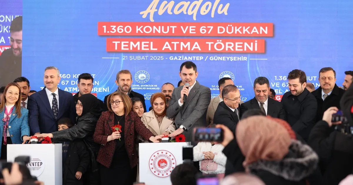 Gaziantep Güneyşehir’de bin 427 sosyal konuta daha temel güncel haberi