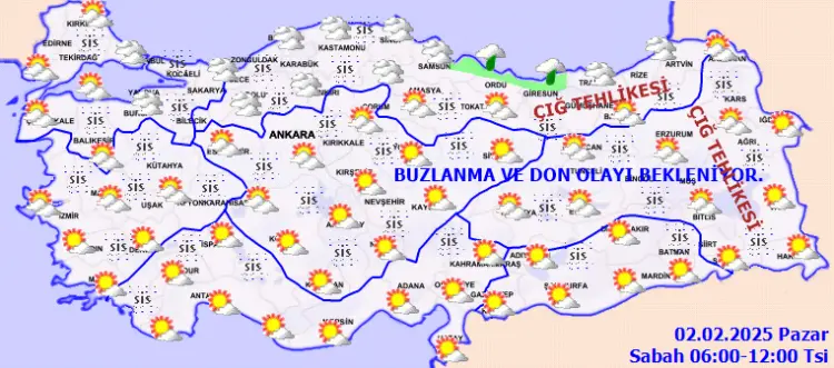 Pus, sis, don ve buzlanmaya dikkat! güncel haberi